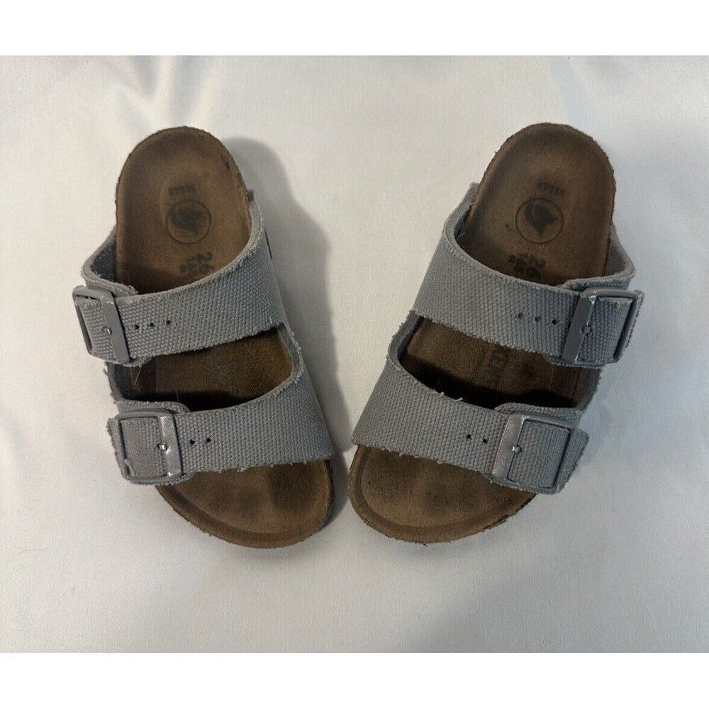 Birkenstock Kids Gray Double Strap Sandals